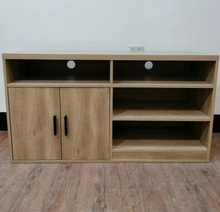 BRAND NEW TV RACK / STAND UP TO 55" TV 100% RUBBER WOOD MATERIAL