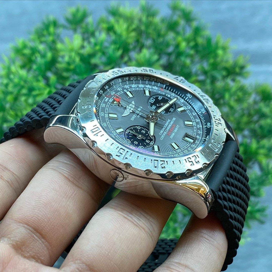 Breitling Skyracer Chronograph A27362 Automatic 43.5mm Fesyen Pria Jam Tangan di Carousell