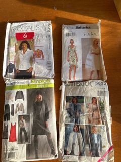 Bundle Sewing Patterns Dress Blouse Suit As Is