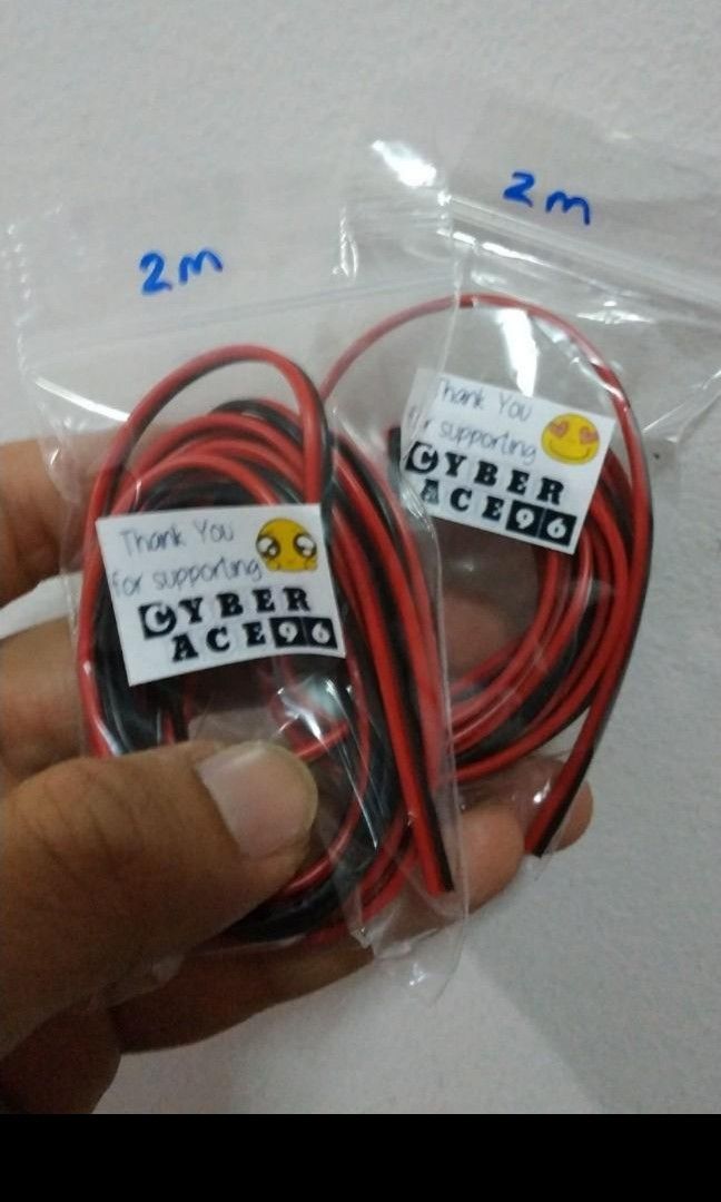 Cable (Category: Audio Systems) located in Singapore. Submitted by Cyberace (Listing ID 1301644613, Image 3). Description: cable for speaker new set 1m-1.20 cash and carry able to do mail or deliver add on fee will do lai support 🤣.