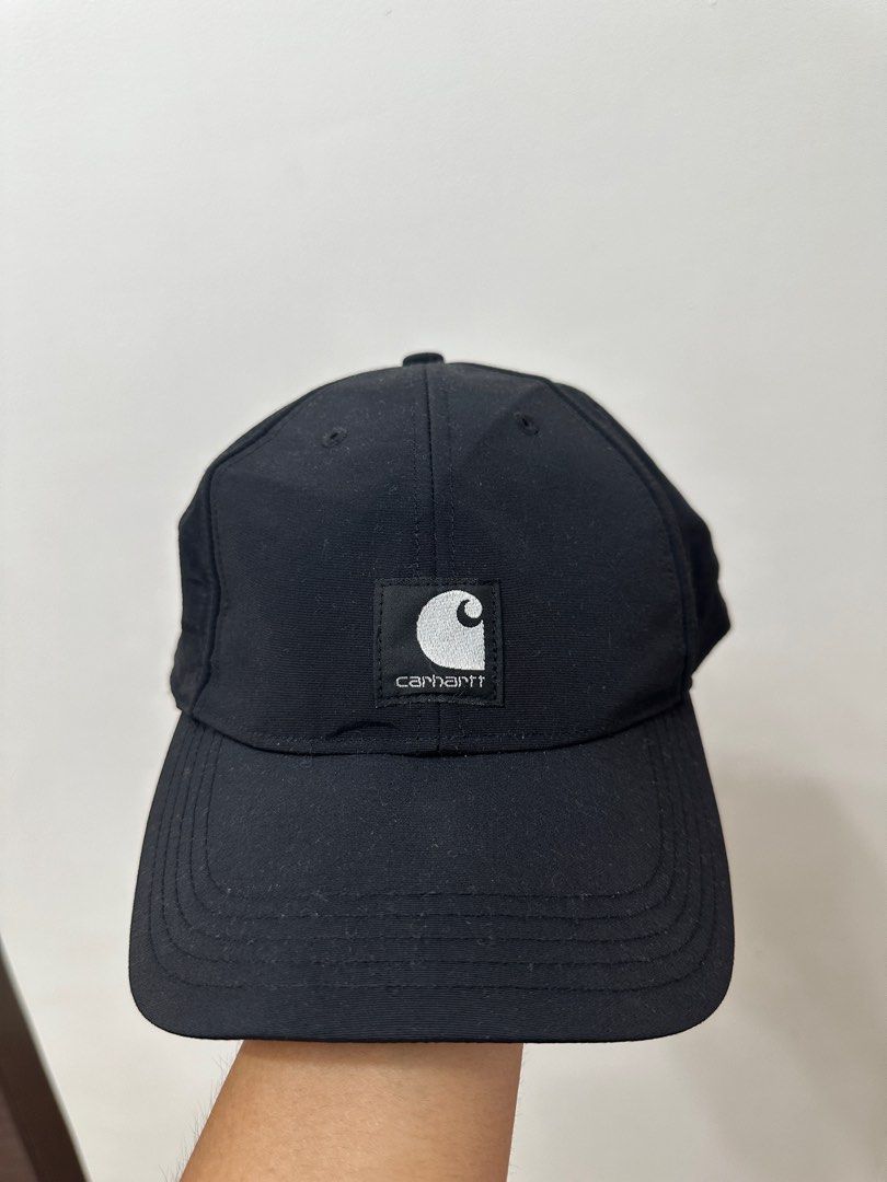 Carhartt Black Patch Cap Men s Fashion Watches Accessories Caps Hats on Carousell
