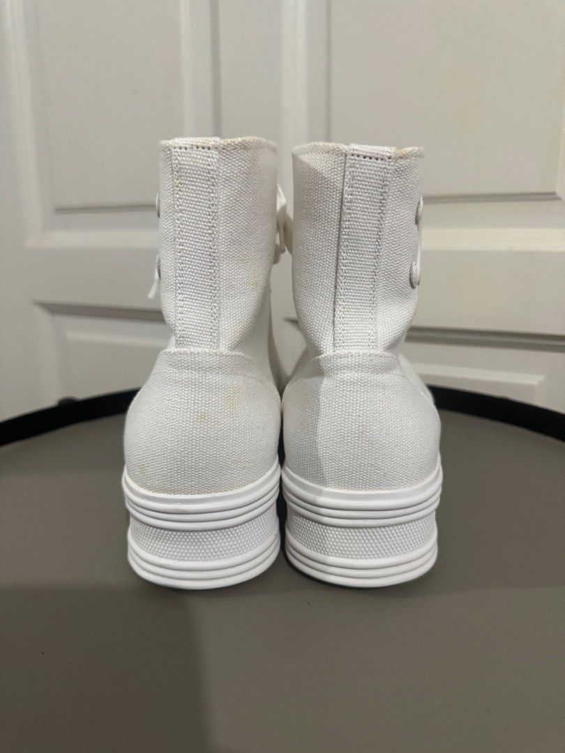 CELINE PLATFORM HIGH CUT SNEAKER SIZE 37, Luxury, Sneakers