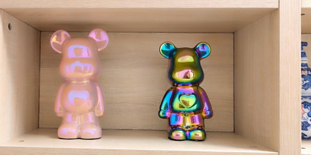 Ceramic Bear (Category: Vases & Decorative Bowls) located in Singapore. Submitted by silvershark_ca471e (Listing ID 1301558366, Image 1). Description: Large: $29 Width 12cm Height 24cm Small : $19 Width 21cm Height 11.