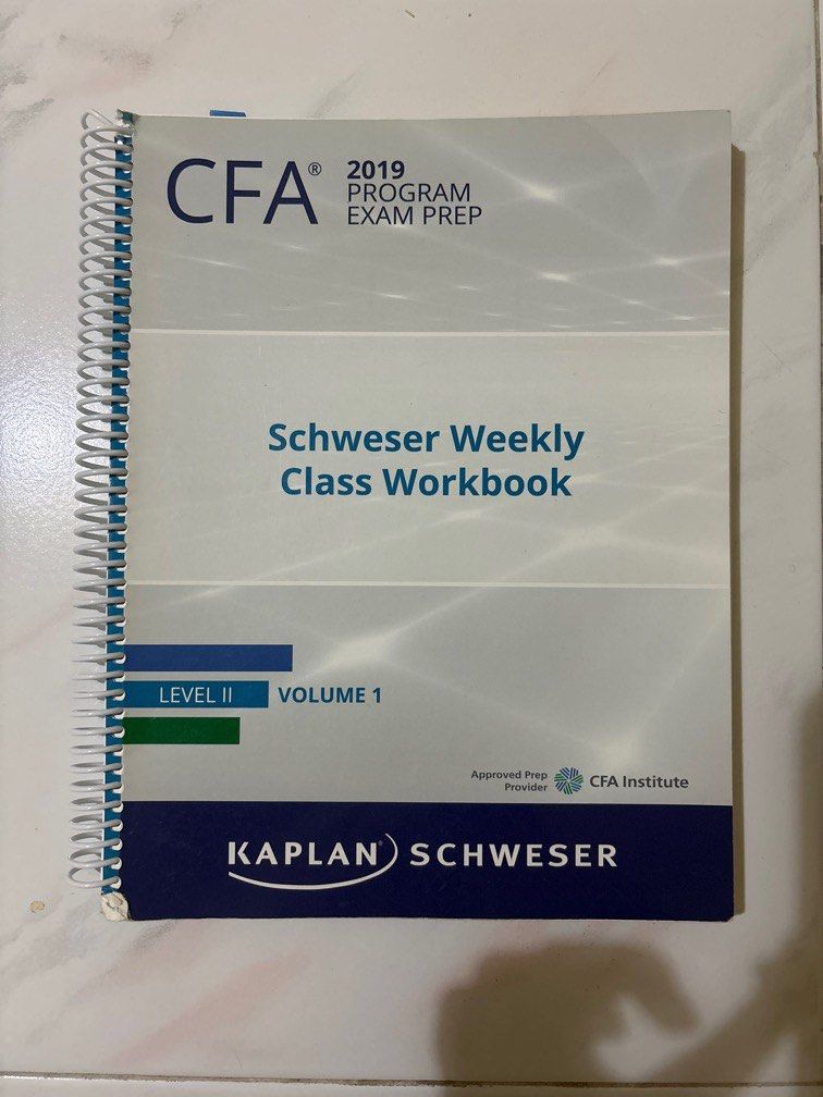 Schweser CFA Level2 2019（Amazon.com: Kaplan Schweser CFA