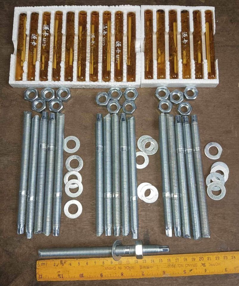 Chemical Anchor Bolt M12 X 120 & M16 X 150, Commercial & Industrial