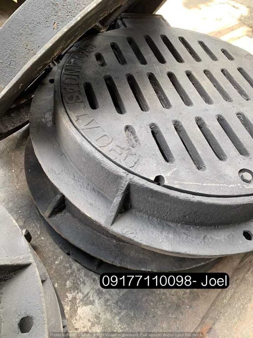 CI Manhole Cover (Category: Construction & Building Materials) located in Manila. Submitted by joeyroque09 (Listing ID 1301549309, Image 1). Description: CI Manhole Cover Specs: Perforated Type Frame Dimension Height: 120mm Base Diameter: 1000mm Opening Diameter: 750mm Cover Diameter: 812mm Price: 23,800/pc .