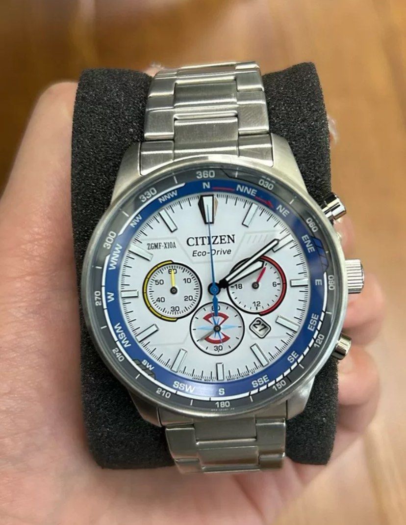 Citizen X Gundam Ecodrive Solar-Powered Watch Display Piece, Men's