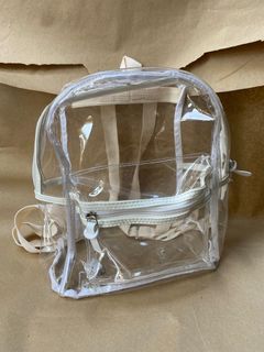 clear backpack with led lights