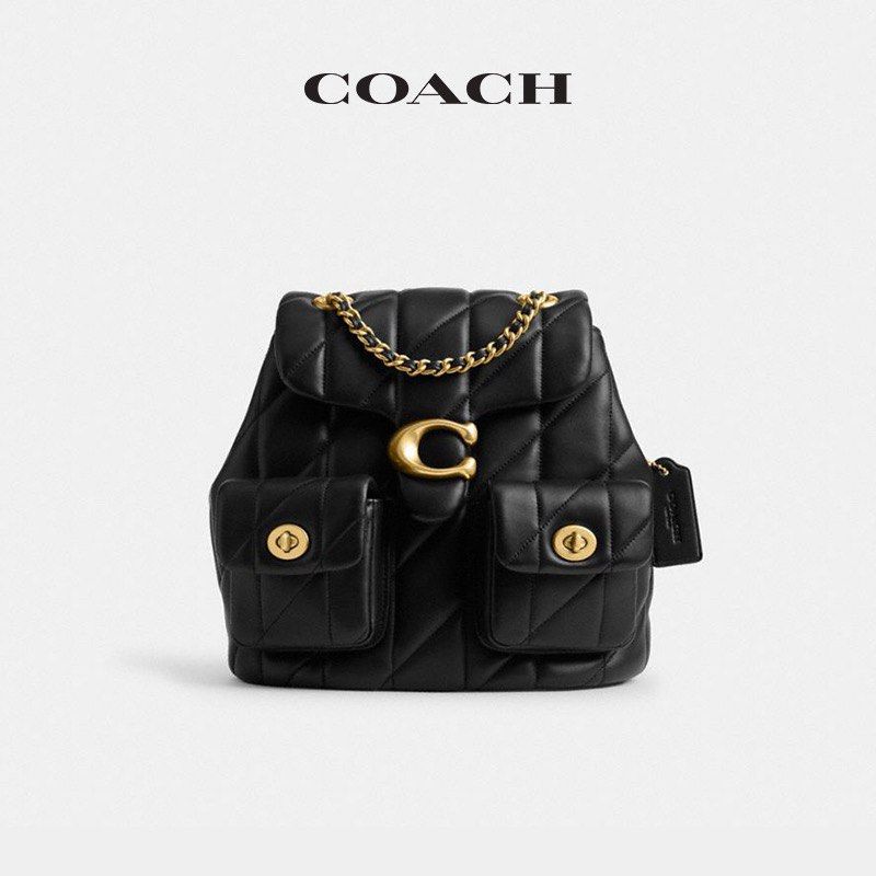 Coach tabby leather backpack CU076, Women's Fashion, Bags Coach tabby leather backpack CU076, Women's Fashion, Bags