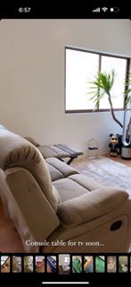 Comfy 3 seater recliner sofa from mandaue foam