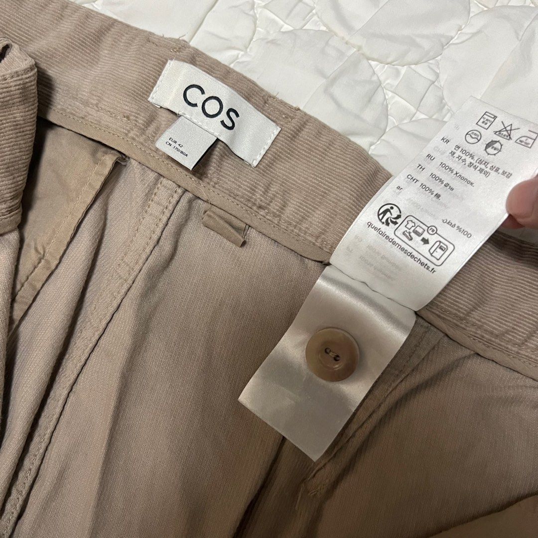 COS beige corduroy pants (Category: Jeans) located in Taguig. Submitted by byemystuff_ (Listing ID 1301482140, Image 3). Description: Used once Size 42.