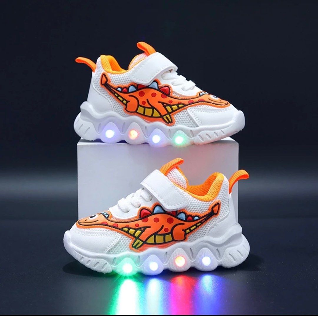 Dinosaur LED shoes for Kids Babies Kids Babies Kids Fashion on Carousell