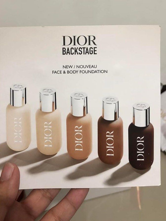 DIOR BACKSTAGE FACE&BODY (Category: Makeup) located in San Pedro. Submitted by Megcollextion (Listing ID 1301512561, Image 1). Description: DIOR BACKSTAGE FACE&BODY SECOND-SKIN EFFECT NATURAL FINISH WATER&HEAT-RESISTANT BUILDABLE COVERAGE, 94% NATURAL-ORIGIN INGREDIENTS .