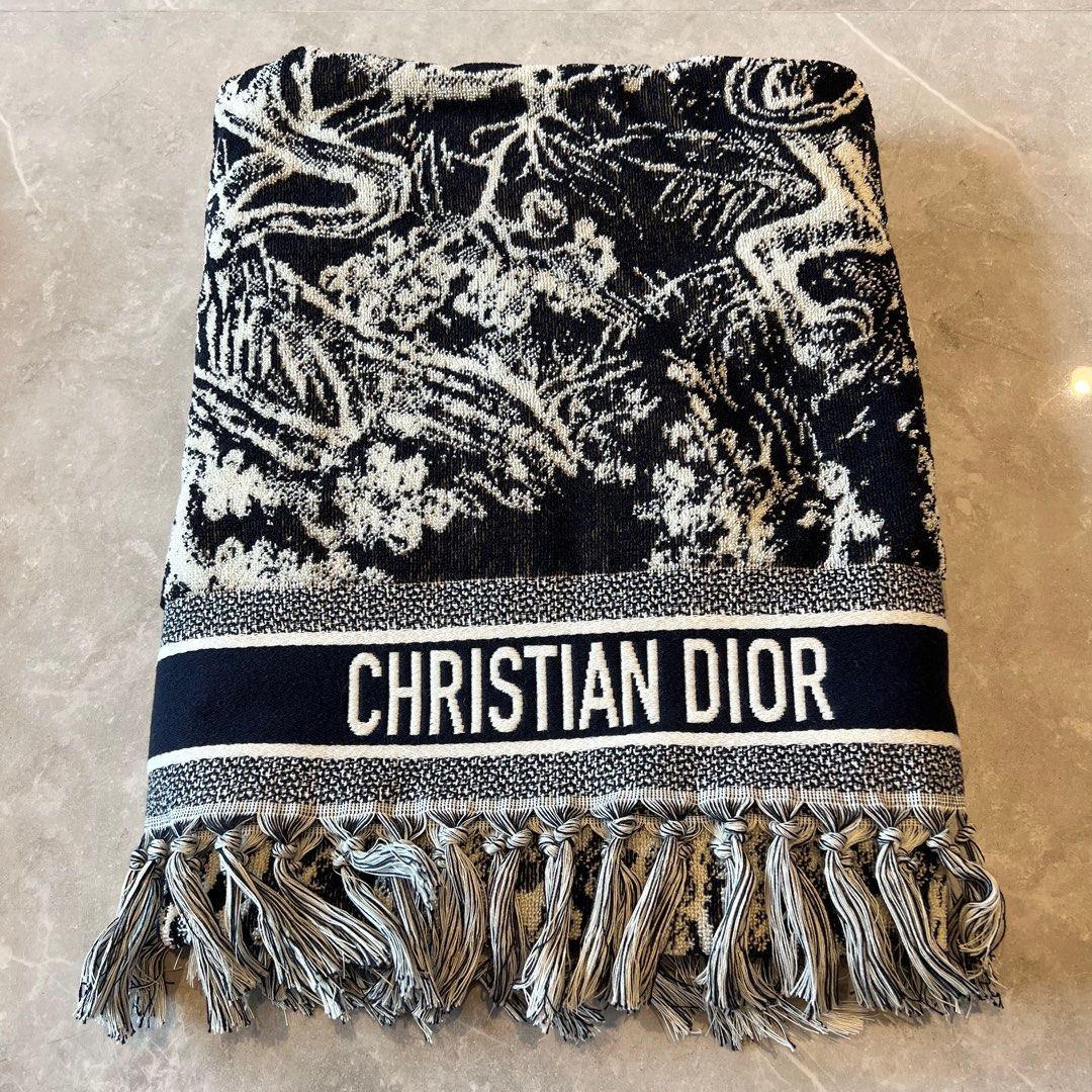 Dior toile de jouy beach towel - brand new