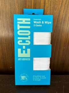 E-Cloth Wash & Wipe Pack of 2 Cleaning Cloth