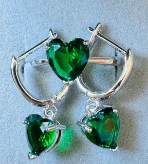 Emerald Earring and Ring Set