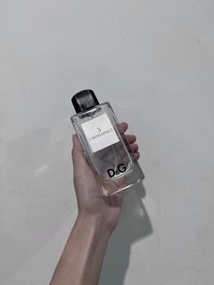 Empty D&G Perfume bottle. ideal for decor