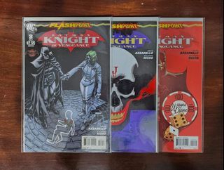 Flashpoint Batman: Knight of Vengeance #1-3 (Issue 1 is 2nd Print, Martha Wayne Joker)