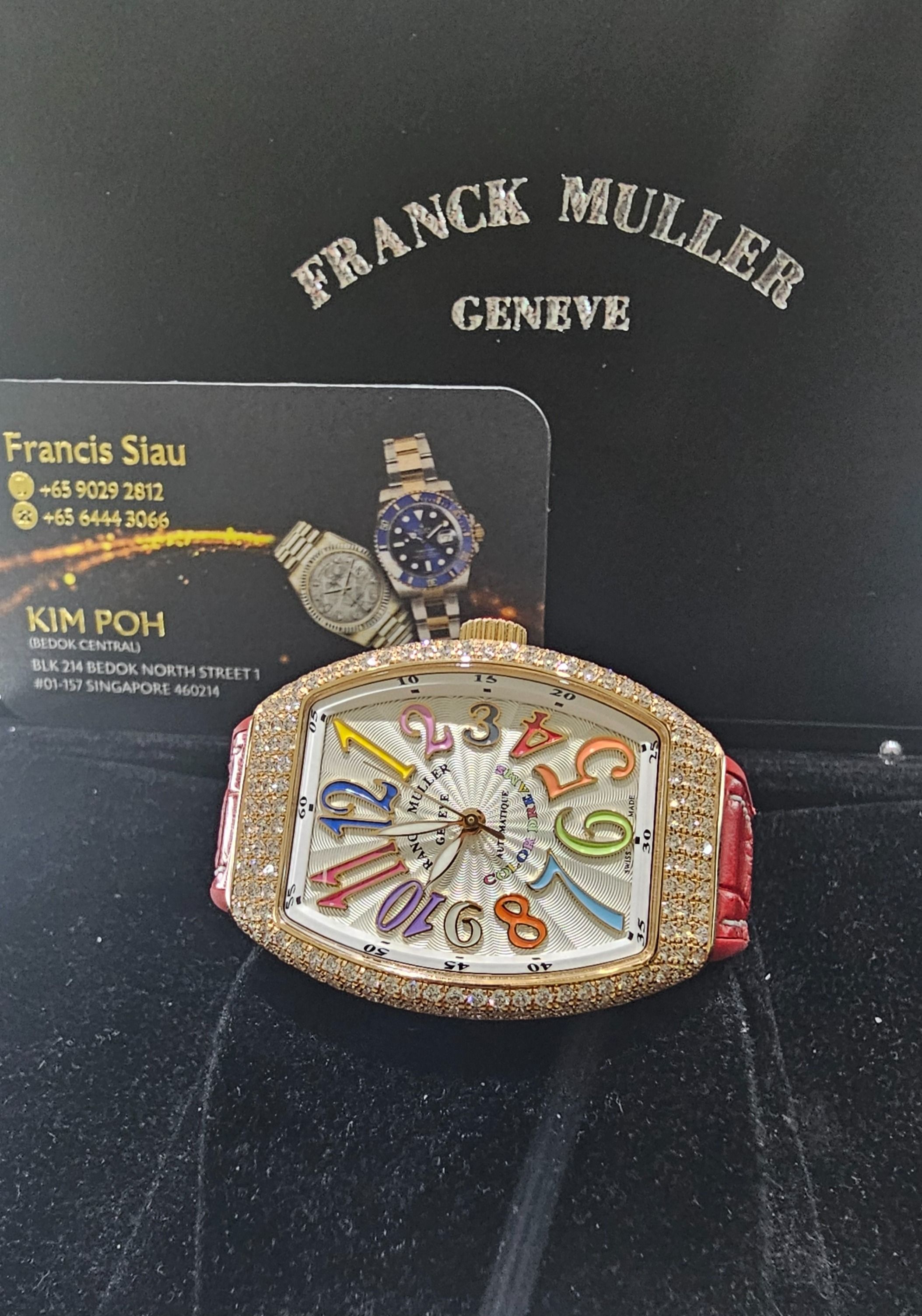 Frank Muller Vanguard Colour Dream V32 Rosegold Factory Diamond