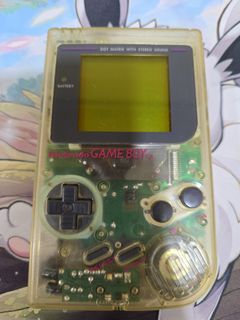 Gameboy DMG Play It Loud Transparent Unmodded (Free 3 games)