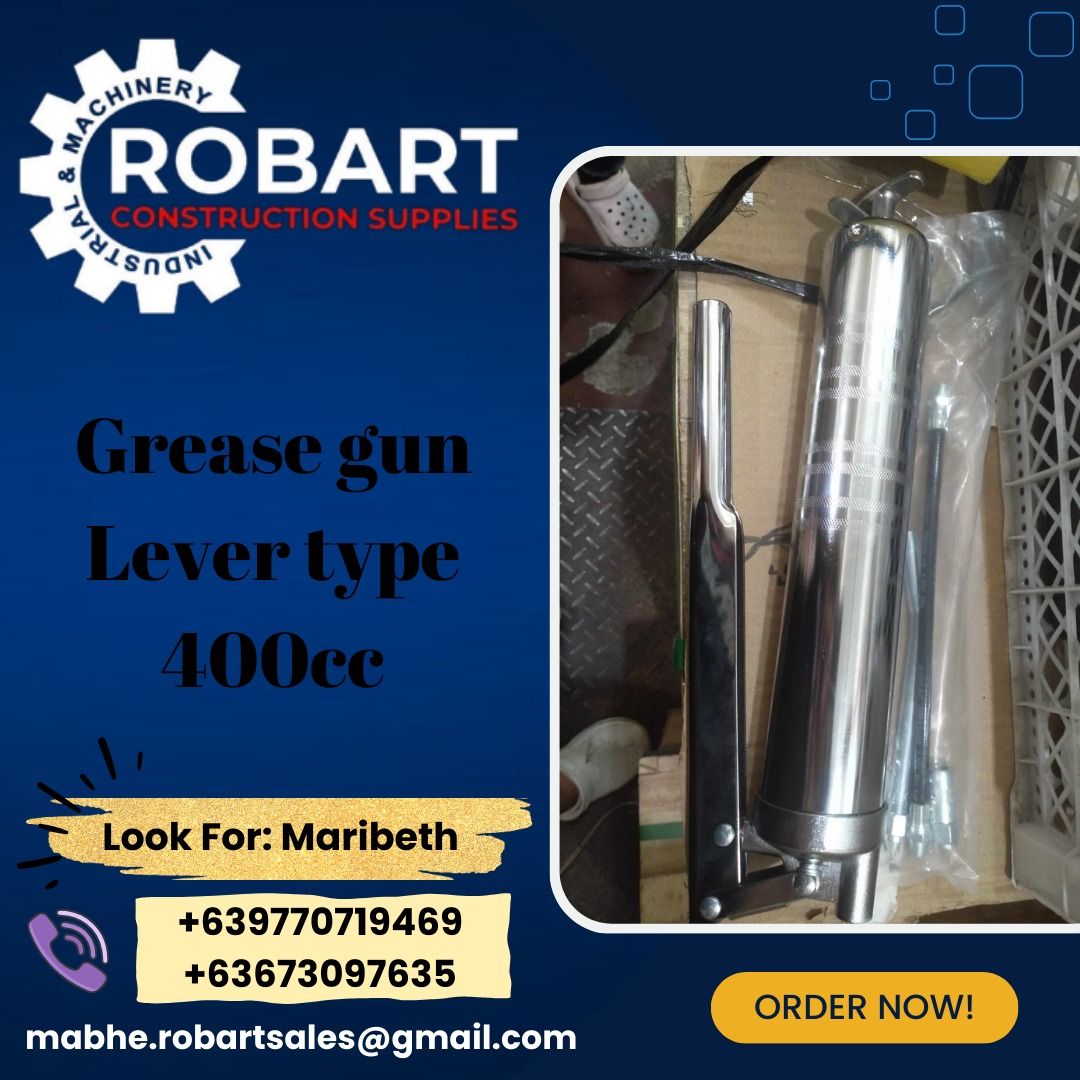 Grease gun Lever type 400cc, Commercial & Industrial, Construction