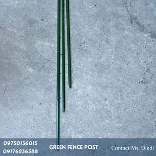 Green Fence Post