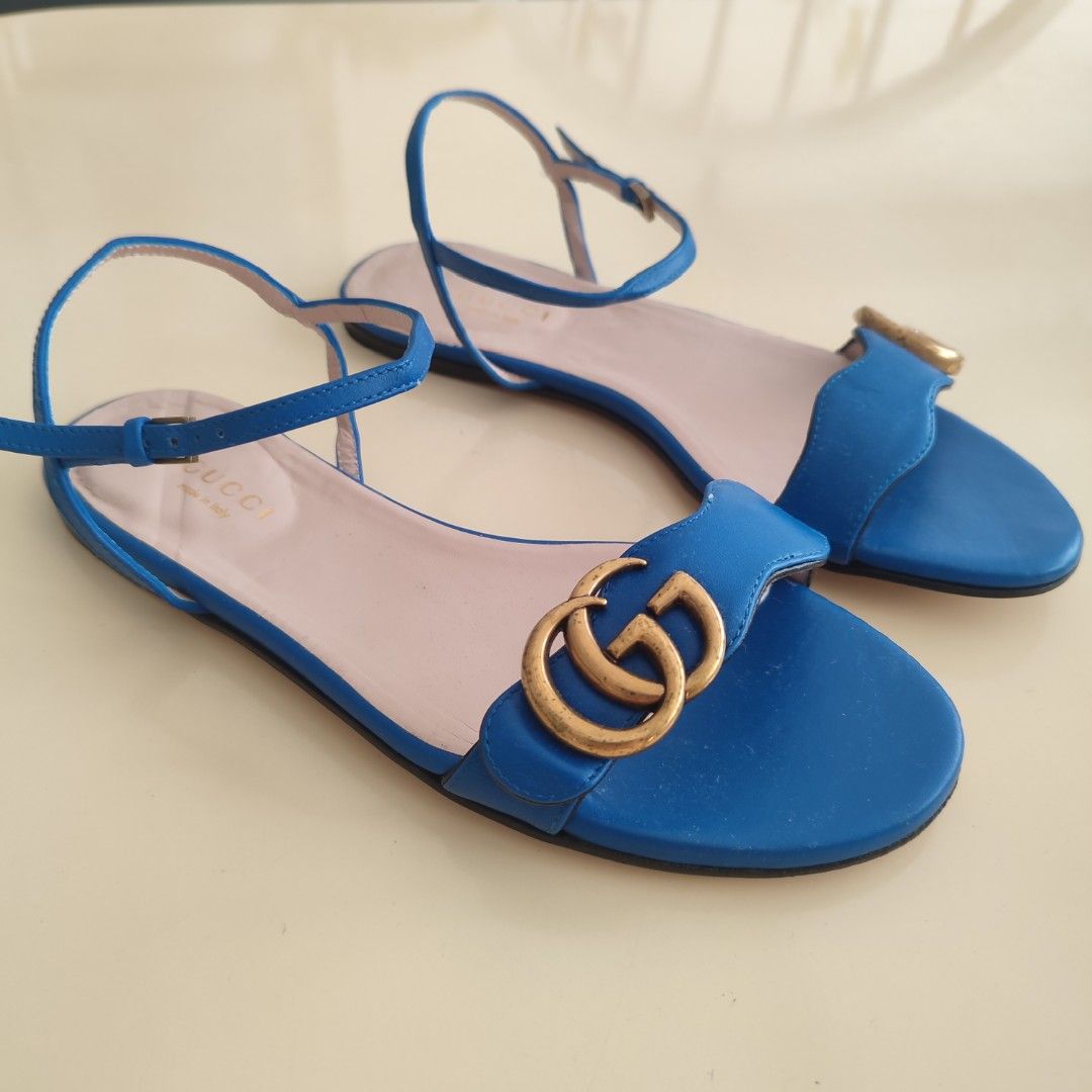 Gucci marmont flat sandal deals