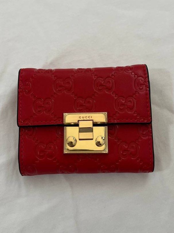 Gucci padlock wallet hot sale