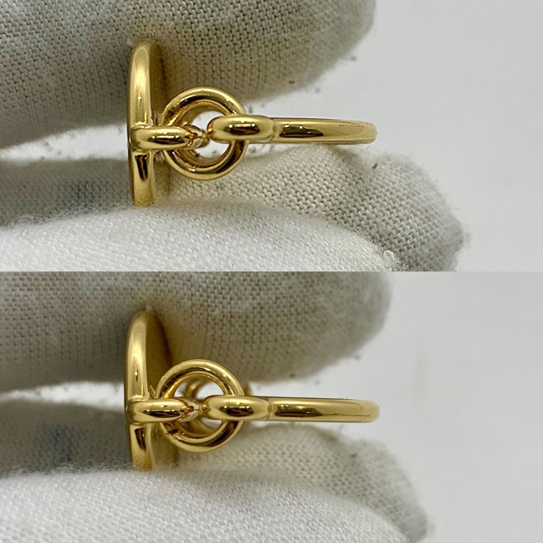 HERMES HERITAGE EQUESTRE LIZARD RING SMALL MODEL SIZE 54