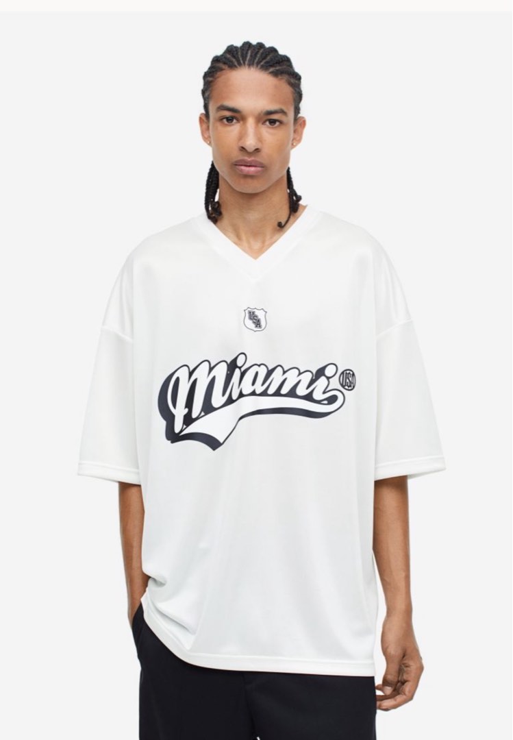 H M Miami Jersey Oversized
