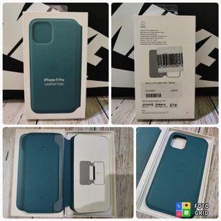 iPhone 11 Pro Leather Case Folio - Peacock
