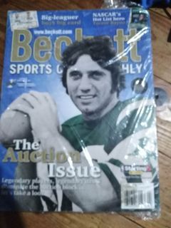 Joe Namath cover Beckett football card magazine