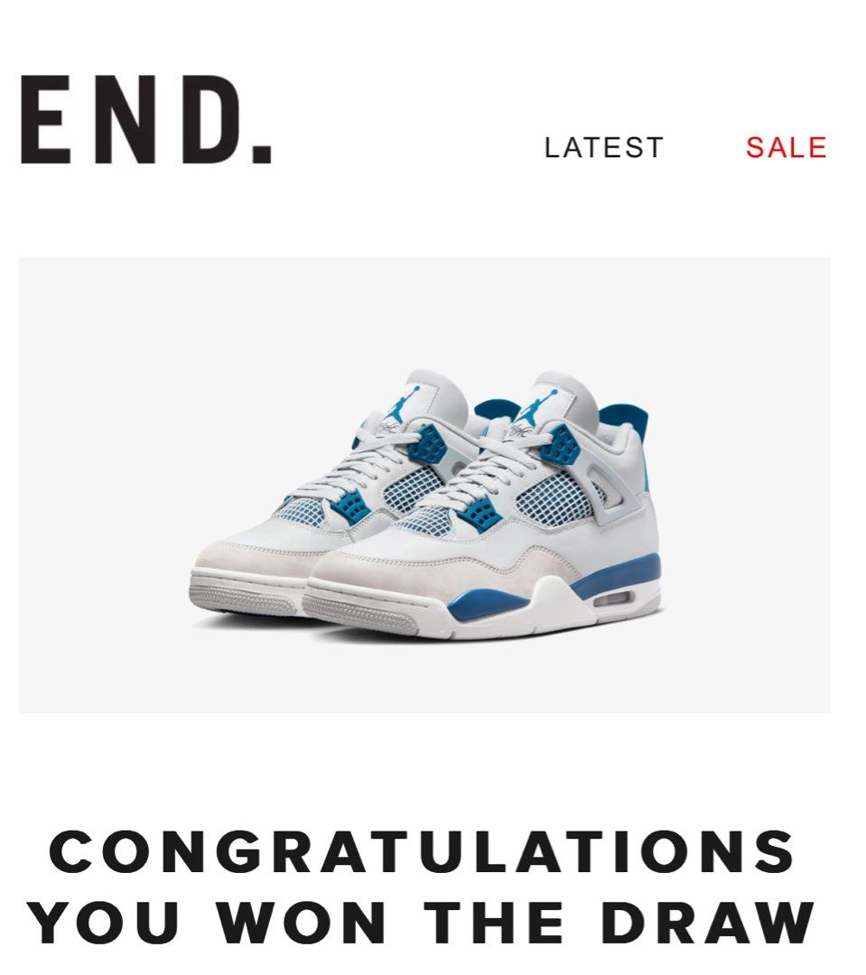 US9] Jordan Military Blue, Men's Fashion, Footwear, Sneakers on