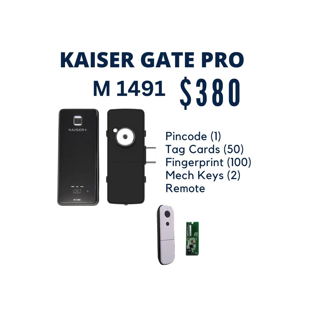 Kaiser M1491 Gate Digital Lock, Furniture & Home Living, Security ...