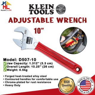 Klein Tools Adjustable Wrench 10 / 12 inches