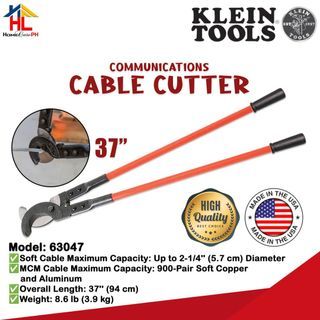 Klein Tools Communications Cable Cutter 37 inches