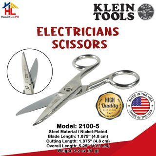 Klein Tools Electricians Scissors 5 inches
