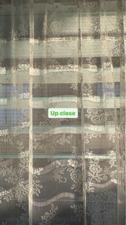Lace curtains with scallop trimmings (ikea’s alvine spets)