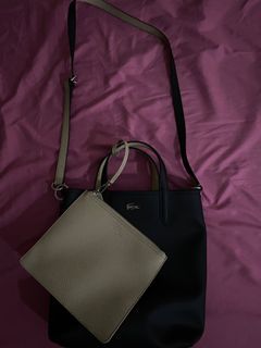 Lacoste ANNA reversible vertical tote bag