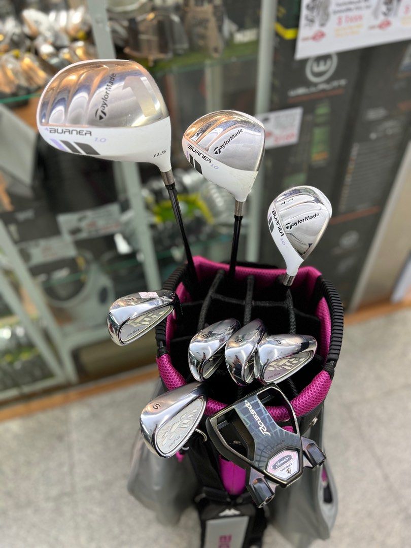 LADIES Taylormade Burner & Perfica Full Golf Set (9pc