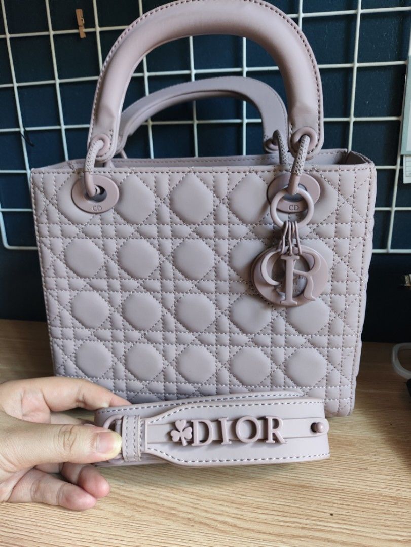 Lady Dior Cannage (Blush) (Category: Luxury Bags & Wallets) located in San Juan City. Submitted by bjonka (Listing ID 1299260964, Image 2). Description: RFS: Received as a gift, I don't use these type of bags Good as new and with dust bag PM me for more photos.