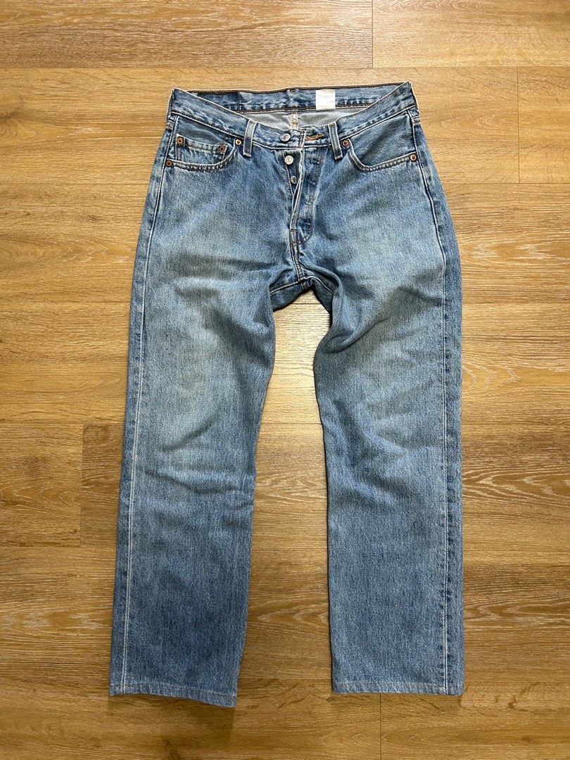 Levis 501 Light Blue Jeans W30 L30 Men s Fashion Bottoms Jeans on Carousell