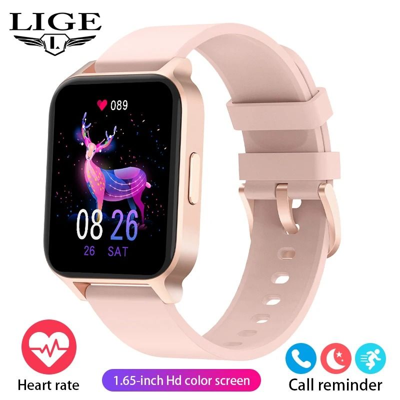 LIGE 2023 Smart Watch Ladies Sport Fitness Bracelet Bluetooth Call Waterproof Heart Rate Blood Pressure Tracker Smartwatch Woman Carousell