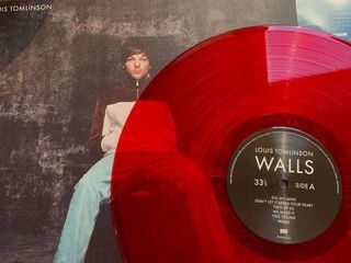 RARE Louis Tomlinson Walls Red Vinyl Variant