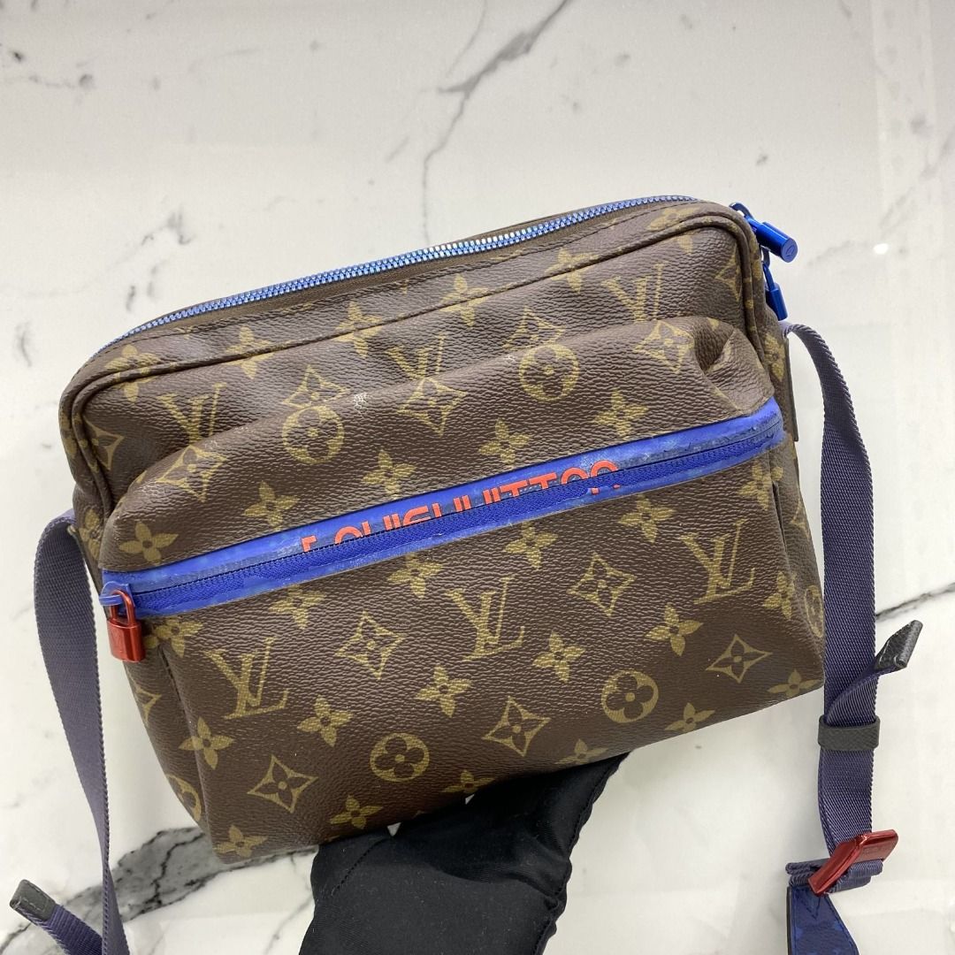 LOUIS VUITTON M43828 MONOGRAM KIM JONES BUMBAG WAIST POUCH 247017608 HM Men s Fashion Bags Belt bags Clutches and Pouches on Carousell