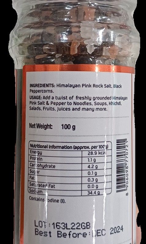 Lunn Himalayan Salt & Pepper 100g Refillable Grinder Halal (Category: Spice & Seasoning) located in Manila. Submitted by rotalie (Listing ID 1301482033, Image 3). Description: Lunn Himalayan Salt & Pepper 100g Refillable Grinder Halal Delivery thru Lalamove or Grab express c/o buyer from Sampaloc Manila. Payment via bank transfer or GCash before shipping :) For further inquiries, pls call us 09153264002.