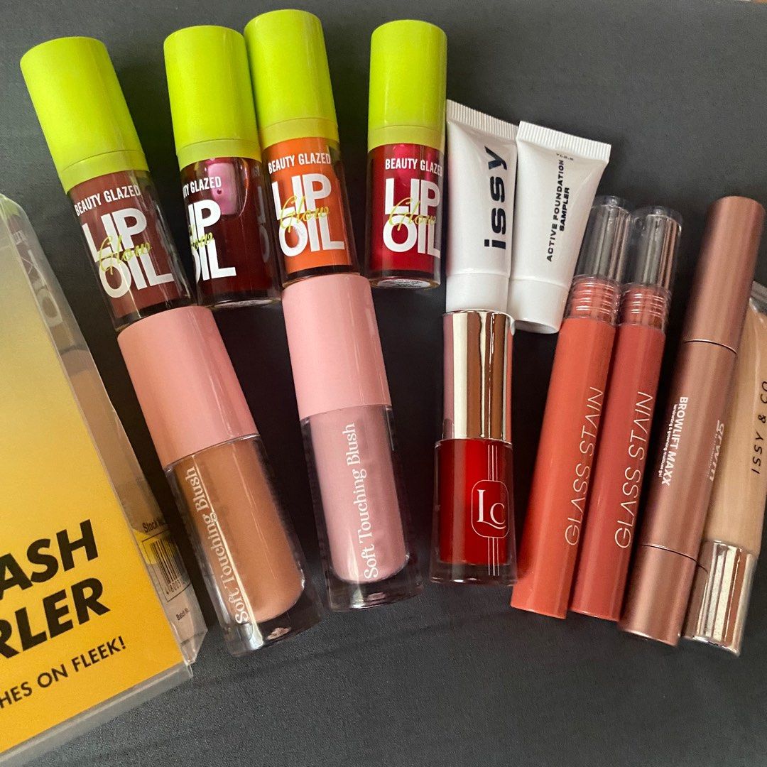 MAKEUP BUNDLE SALE (Category: Makeup) located in Bulacan. Submitted by puzzles_piece (Listing ID 1301528883, Image 2). Description: MAKEUP BUNDLE TAKE ALL - 1,550 (Pls refer on the price posted-that's the updated price) (includes surprise gift) Last price posted (❌means sold-price posted will be adjusted) Careline eyelash curler (brand new) - 100 Celeste co blush 40-50% left (sweetener/darling) - 290 Lovely causemtics watertint (brand new) - 90 ❌