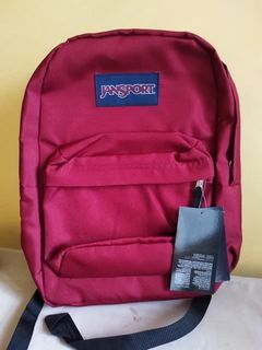 Maroon original jansport backpack large size