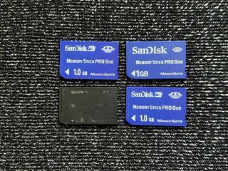 MEMORY STICK PRO DUO CARDS