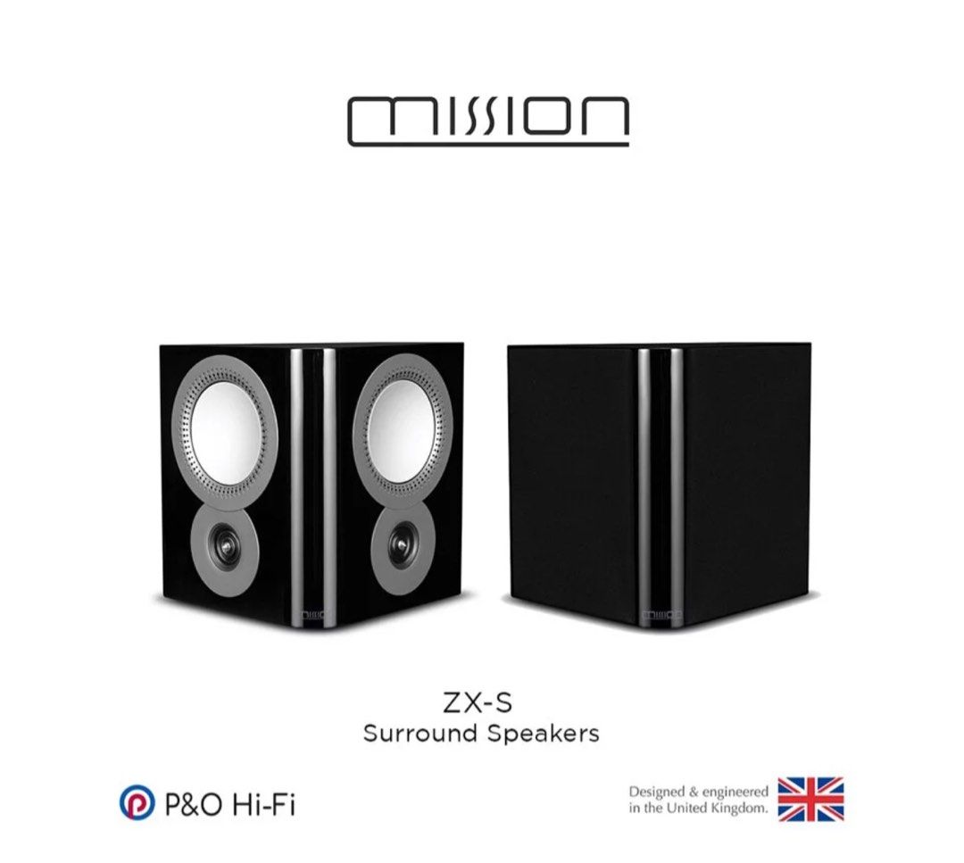 音響セット Mission/美聲ZX-S鋼琴漆後置音箱, 音響器材, Soundbar、揚聲器